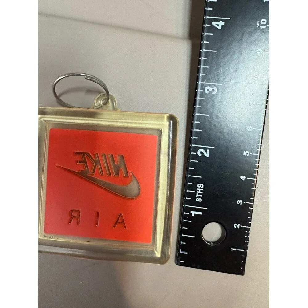 Vintage OG Nike Air Hangtag 80s 90s Orange Jordan 3 4 5 6 Max 1 Keychain Tag